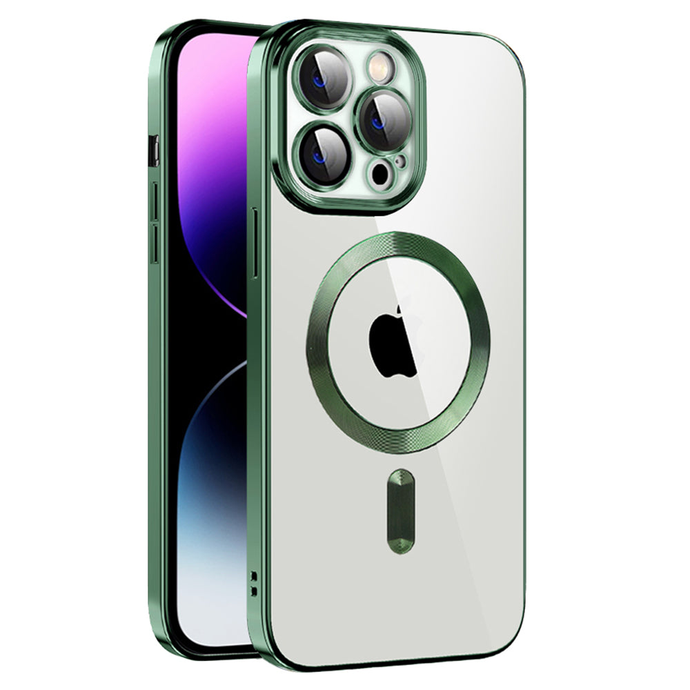 Magnetisk telefoncover til iPhone 14 Pro CD Texture TPU PC galvaniseret telefoncover Magnetisk telefoncover til iPhone 14 Pro CD Texture TPU PC galvaniseret telefoncover